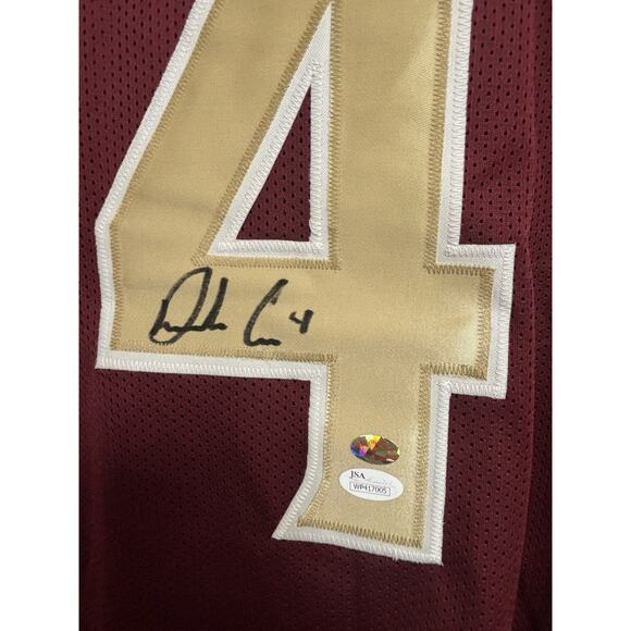 Dalvin Cook Signed #4 Florida State Seminoles FSU (Home) Jersey JSA WP417005 - Picture 5 of 8